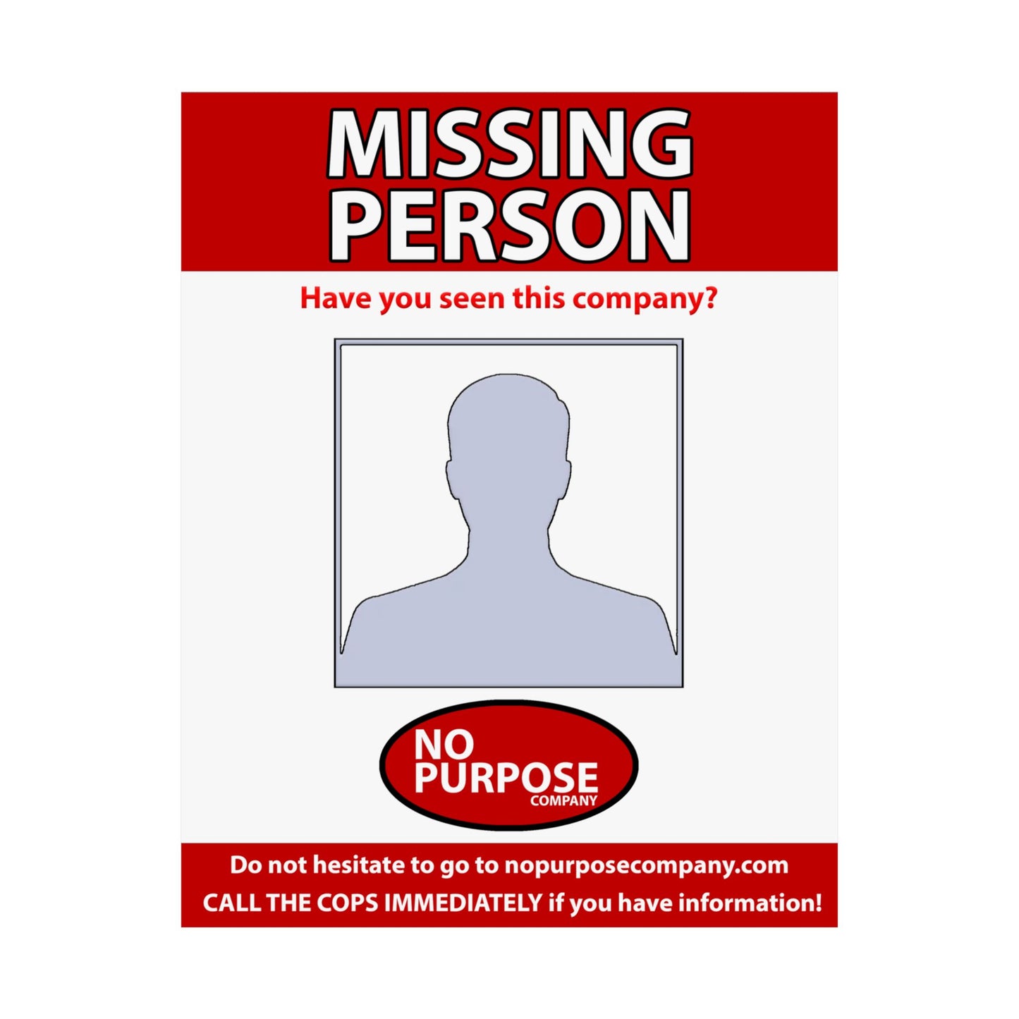 Missing Person Poster