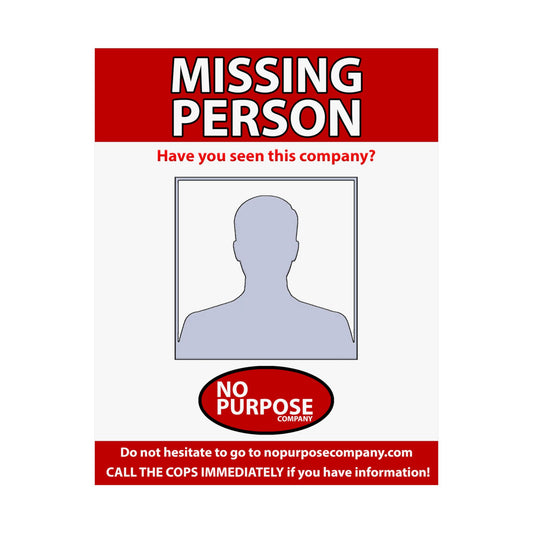 Missing Person Poster