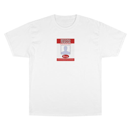 Missing Person Champion Tee