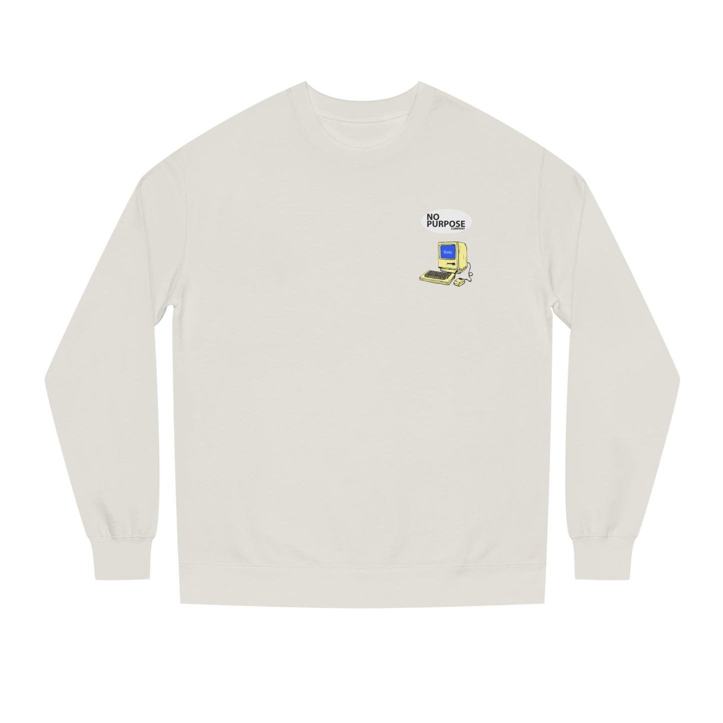 "No Purchase Necessary" Computer Crew Neck Sweatshirt