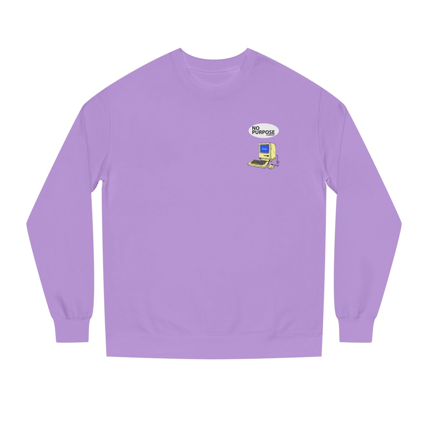 "No Purchase Necessary" Computer Crew Neck Sweatshirt