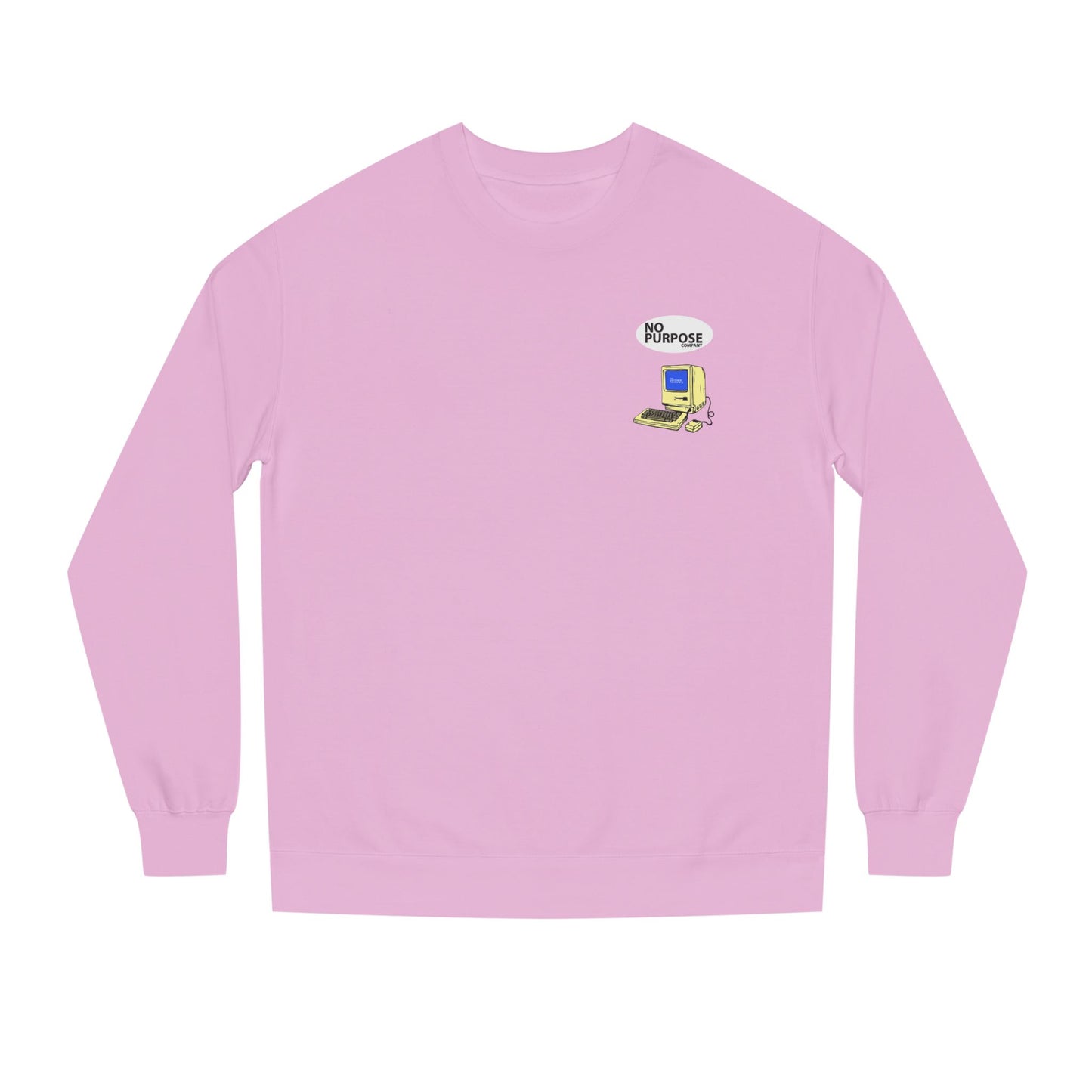 "No Purchase Necessary" Computer Crew Neck Sweatshirt